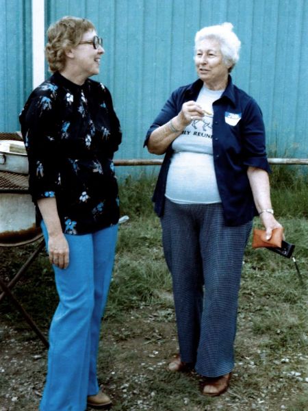 Betty Fox and Cleo, July 31, 1982